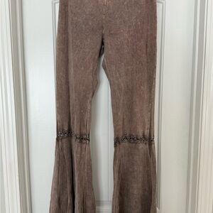 Brown Flare Pants